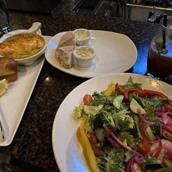 The Keg Steakhouse + Bar - Garlic Shrimp and Field Green Salad - Steakhouses Near Me - Ottawa, Ontario