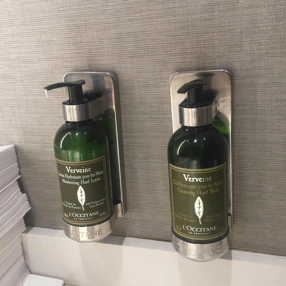 The Centurion Lounge - In the bathroom toiletries - Airport Lounges Near Me - Miami, Florida The Centurion Lounge - In the bathroom toiletries - Airport Lounges Near Me - Miami, Florida