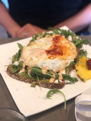 Photo of Moena Café - Honolulu, HI, United States. Avocado toast