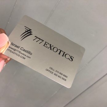 777 Exotics - Car Rental Near Me - Los Angeles, California