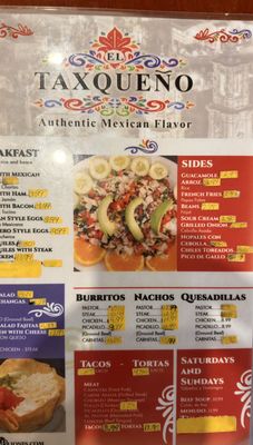 Menu photo 3 El Taxqueno Chattanooga, TN Menu photo 3 El Taxqueno Chattanooga, TN