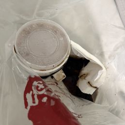Spilled  not capped tightly