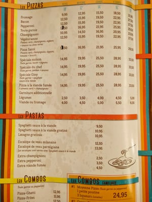 Menu photo 1 Pizza Giny Saint-Polycarpe, QC