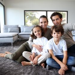 Western Mortgage Brokers - Family portrait of the Carnegie's in their new home. Thanks for sharing! Conventional fixed rate mortgage below 4%