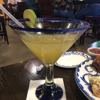 Chevys Fresh Mex - Peach Margarita on the rocks with sugar rim - Bars Near Me - Hanover, Maryland Chevys Fresh Mex - Peach Margarita on the rocks with sugar rim - Bars Near Me - Hanover, Maryland