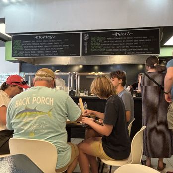 Full Of Crepe - A view of menu and guests enjoying their food - Creperies Near Me - St Joseph, Michigan Full Of Crepe - A view of menu and guests enjoying their food - Creperies Near Me - St Joseph, Michigan