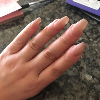 Pro-Nails - Fixed the shape and I tried the ombré gel polish... it's temperature changing. Great selection. - Nail Salons Near Me - Aberdeen, Maryland