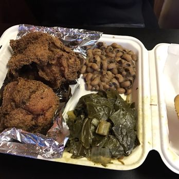 The Coast Cafe - Mixed chicken platter with black eyed peas and collars greens - Soul Food Near Me - Cambridge, Massachusetts The Coast Cafe - Mixed chicken platter with black eyed peas and collars greens - Soul Food Near Me - Cambridge, Massachusetts