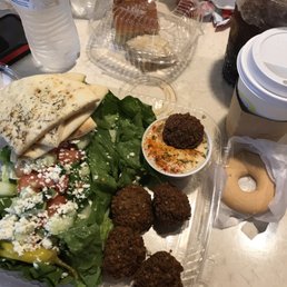 Vegetarian plate with Turkish coffee/cookie and of course, desserts!
