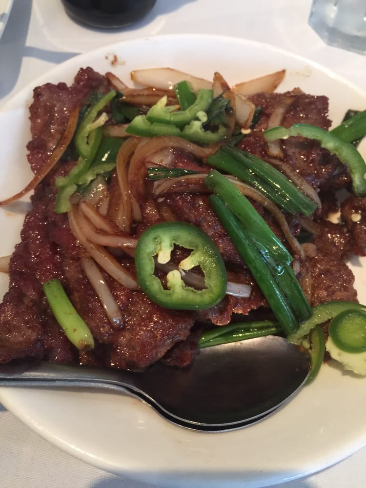 Order Ginger Scallion Beef food online from Tropical Chinese Restaurant store, Miami on bringmethat.com