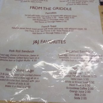 J & J Cafe - Menu - Diners Near Me - Green Bay, Wisconsin J & J Cafe - Menu - Diners Near Me - Green Bay, Wisconsin