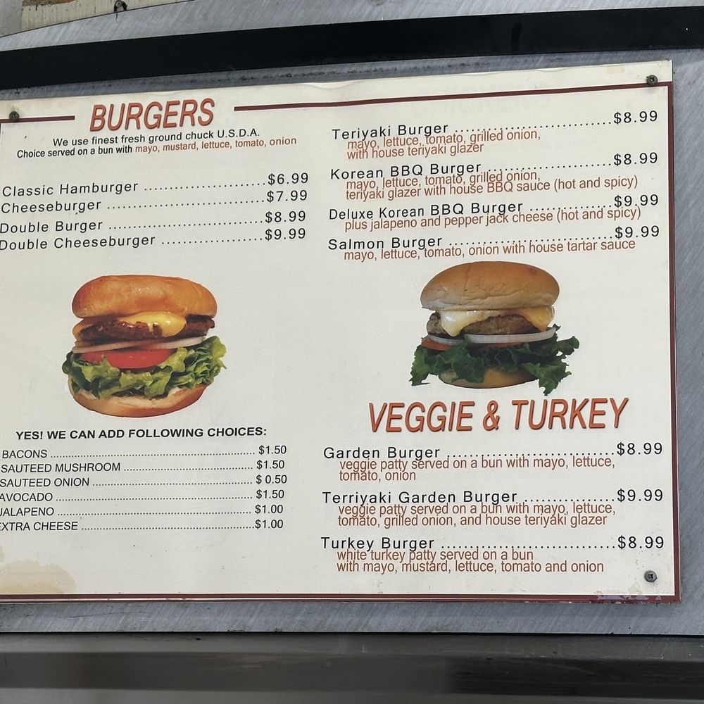 Alameda Grill - Menu as of August 2024 - American Near Me - Alameda, California