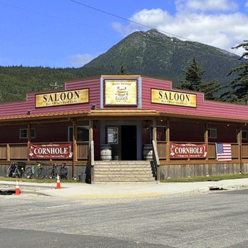 Happy Endings Saloon - Saloon Exterior and Patio - Bars Near Me - Skagway, Alaska Happy Endings Saloon - Saloon Exterior and Patio - Bars Near Me - Skagway, Alaska