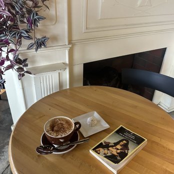 Pitango Bakery Cafe - Italian wedding cookie and oat milk latte - Cafes Near Me - Baltimore, Maryland