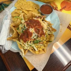 Pepos Burrito Bar - Very good food and plenty of it I had the shredded chicken taco bowl