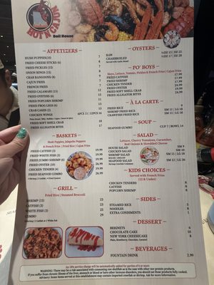 Menu photo 3 Hot N Cajun New Orleans, LA