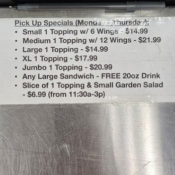 Fullerton Pizza - Pick up special - Pizza Near Me - Fullerton, California