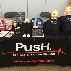 PusH. CPR, AED & First Aid Training