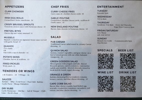 Menu photo 8 Liam Maguire's Irish Pub Falmouth, MA Menu photo 8 Liam Maguire's Irish Pub Falmouth, MA