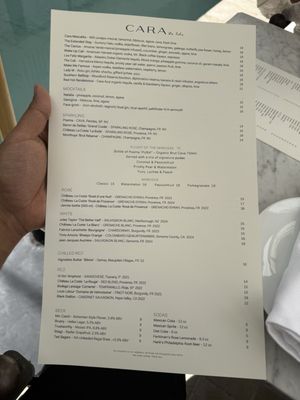 Menu photo 5 Cara Restaurant Los Angeles, CA