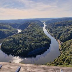 Baumwipfelpfad Saarschleife - Ausblick auf die Saarschleife