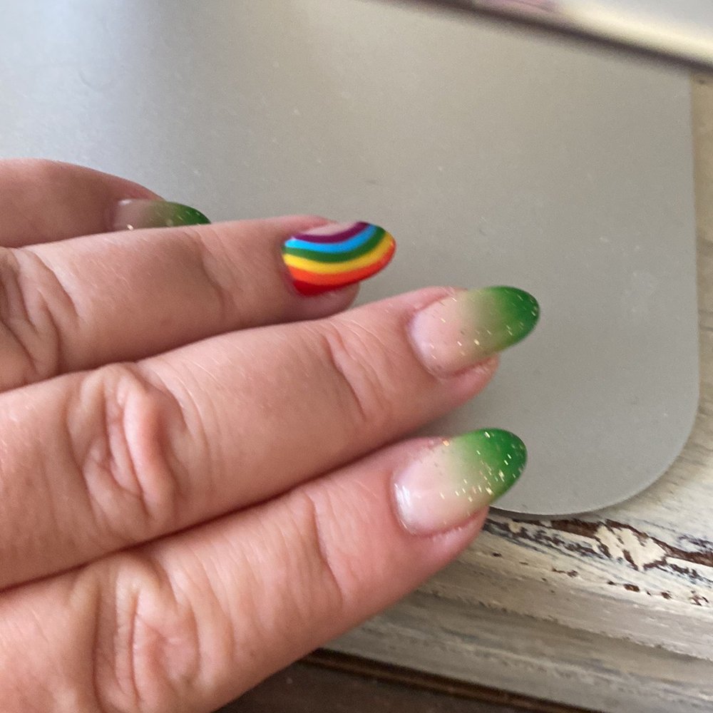A lucky little rainbow for St. Patrick's Day. A lucky little rainbow for St. Patrick's Day.