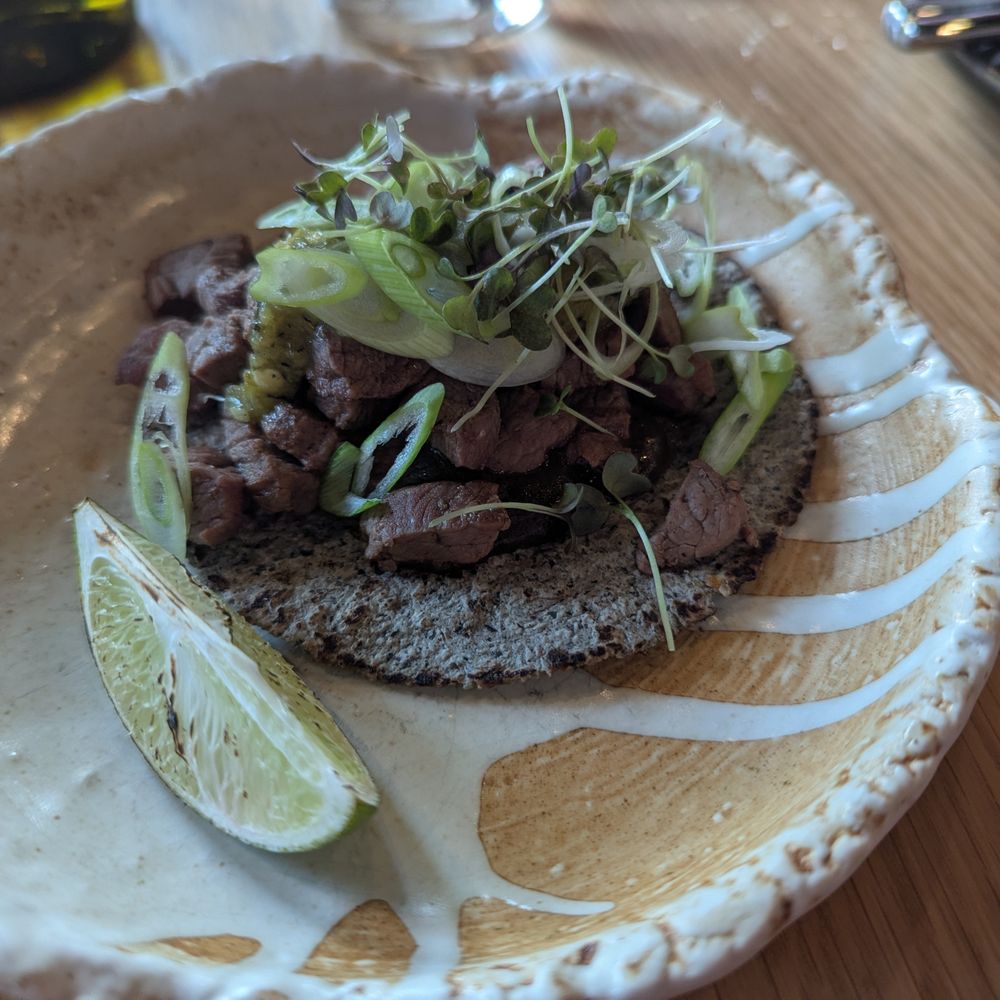 Tulipan - Steak taco with charred onion salsa - Mexican Near Me - Dartmouth, Nova Scotia