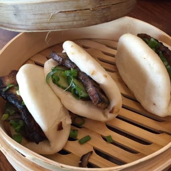 Star Noodle - Steamed Pork Buns - Duroc Pressed Pork, Hoisin, Shiitake, Cucumber. - Asian Fusion Near Me - Lahaina, Hawaii Star Noodle - Steamed Pork Buns - Duroc Pressed Pork, Hoisin, Shiitake, Cucumber. - Asian Fusion Near Me - Lahaina, Hawaii