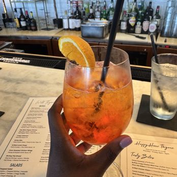 Wild Thyme Oceanside Eatery - Aperol spritz - Breakfast & Brunch Near Me - Fort Lauderdale, Florida