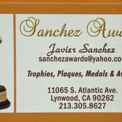 Sanchez Awards