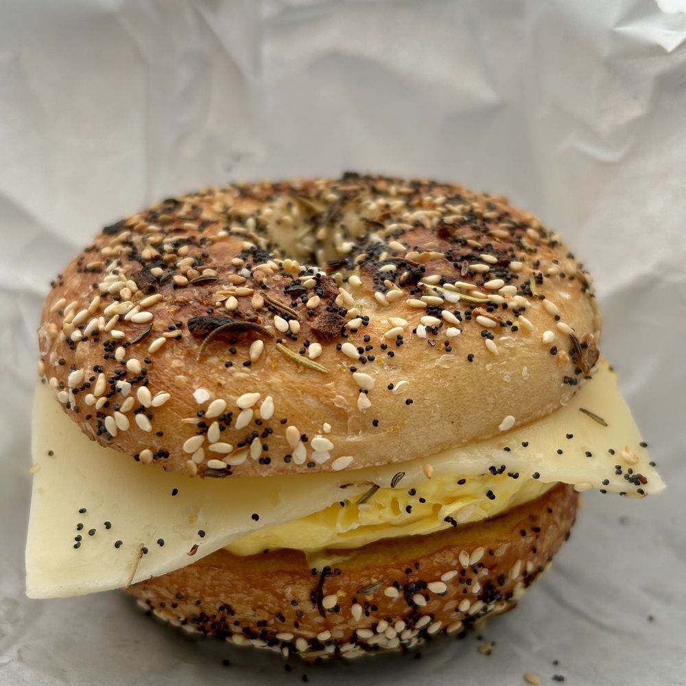Bagel Land - E.C.O. - yum. If you love onion, you'll love this (Egg, Cheese, Onion) - Bakeries Near Me - Portland, Oregon Bagel Land - E.C.O. - yum. If you love onion, you'll love this (Egg, Cheese, Onion) - Bakeries Near Me - Portland, Oregon