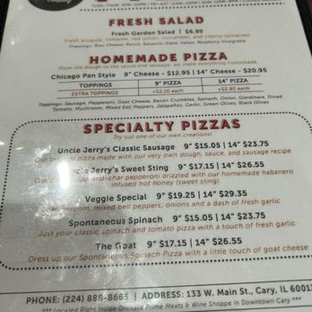 Uncle Jerry’s Pizza Company - Pizza Near Me - Cary, Illinois Uncle Jerry’s Pizza Company - Pizza Near Me - Cary, Illinois