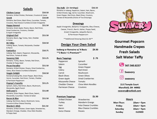 Menu photo 2 Swavory Mansfield, OH