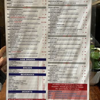 Cilantro Garden - Menu 2024 - Indian Near Me - Flemington, New Jersey