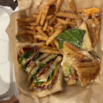 RH Pub & Grill - The TBC. Ton of mayo with bacon, cheese, lettuce....but no turkey. - Pubs Near Me - Brookings, Oregon RH Pub & Grill - The TBC. Ton of mayo with bacon, cheese, lettuce....but no turkey. - Pubs Near Me - Brookings, Oregon