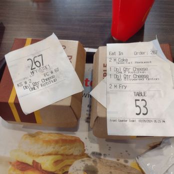 McDonald's - Prove of purchase - Fast Food Near Me - Conway, Arkansas McDonald's - Prove of purchase - Fast Food Near Me - Conway, Arkansas