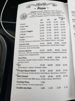 Menu photo 3 Joey C's Benton Harbor, MI