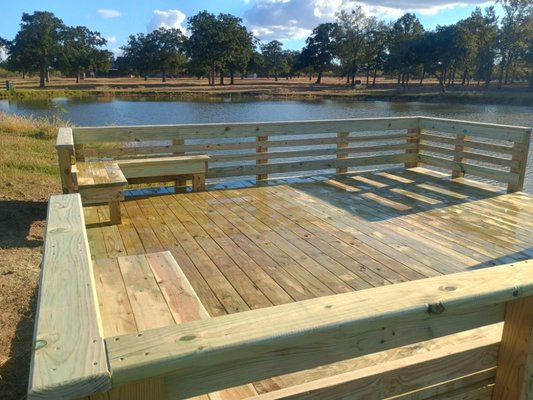 Fishing Dock Construction - Get the perfect spot for your fishing needs! We specialize in designing and building custom fishing docks that blend seamlessly with your waterfront. Our structures are safe, sturdy, and crafted to withstand the elements.