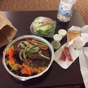 Kabab Paradise - Chapli beef and raisin & carrot rice combo - Afghan Near Me - South Bound Brook, New Jersey Kabab Paradise - Chapli beef and raisin & carrot rice combo - Afghan Near Me - South Bound Brook, New Jersey