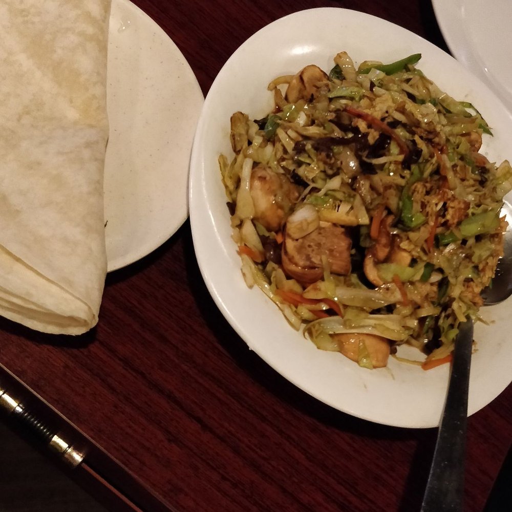 Sun Shui Asian Cuisine - Mu shoo vegetable with pancakes - Japanese Near Me - Bedford, New Hampshire Sun Shui Asian Cuisine - Mu shoo vegetable with pancakes - Japanese Near Me - Bedford, New Hampshire
