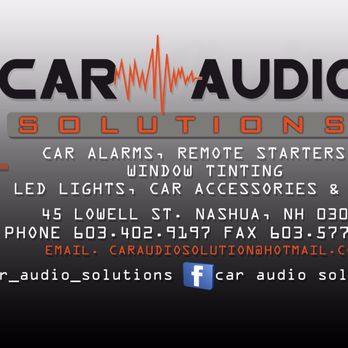 Car Audio Solutions - Car Stereo Installation Near Me - Nashua, New Hampshire Car Audio Solutions - Car Stereo Installation Near Me - Nashua, New Hampshire