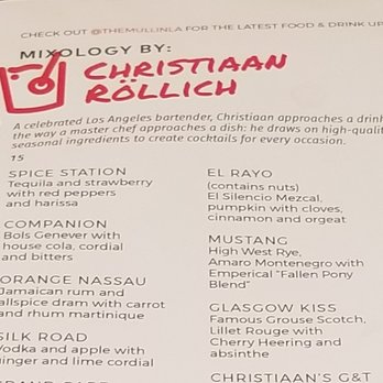 The Mullin Wine Bar - Menu excerpt 2.19.2020 - Wine Bars Near Me - Los Angeles, California The Mullin Wine Bar - Menu excerpt 2.19.2020 - Wine Bars Near Me - Los Angeles, California