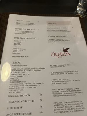 Menu photo 4 The Crimson House Pottsville, PA Menu photo 4 The Crimson House Pottsville, PA