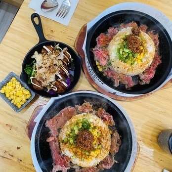 Sizzling Lunch - Pepper beef and takoyaki - Teppanyaki Near Me - Fremont, California Sizzling Lunch - Pepper beef and takoyaki - Teppanyaki Near Me - Fremont, California