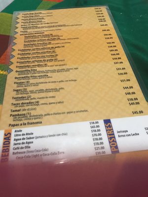 Menu photo 1 Cenaduría La Reforma Irapuato, GUA