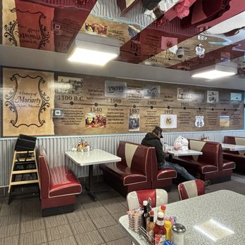 Lisa's Grill - Timeline is cool - so is mirrored American flag ceiling - American Near Me - Moriarty, New Mexico