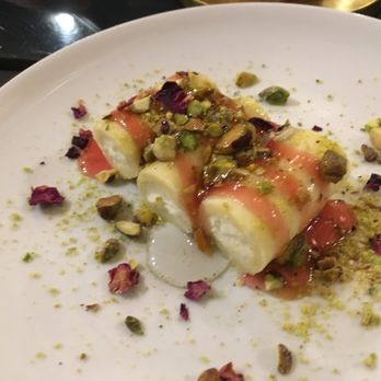 Mamnoon - halawet jibneh (cheese wrapped cream) - Lebanese Near Me - Seattle, Washington Mamnoon - halawet jibneh (cheese wrapped cream) - Lebanese Near Me - Seattle, Washington