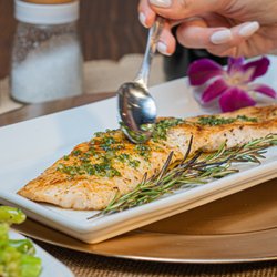 La Esquina del Lechón - Flat grilled chicken breast prepared with chimichurri