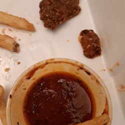 Cappy's Northside Restaurants - Meat that was pulled from my pasta sauce.