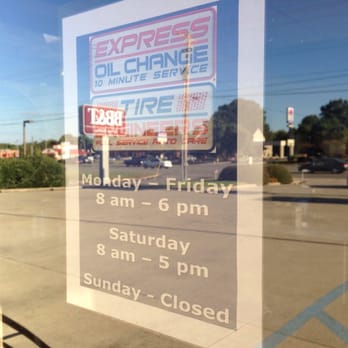 Express Oil Change & Tire Engineers - Hours. - Oil Change Stations Near Me - Madison, Alabama Express Oil Change & Tire Engineers - Hours. - Oil Change Stations Near Me - Madison, Alabama